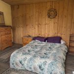 Queen bed in Serene natural building